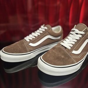 Vans Old Skool – Brown/White (Men’s 8.5 / Women’s 10)
